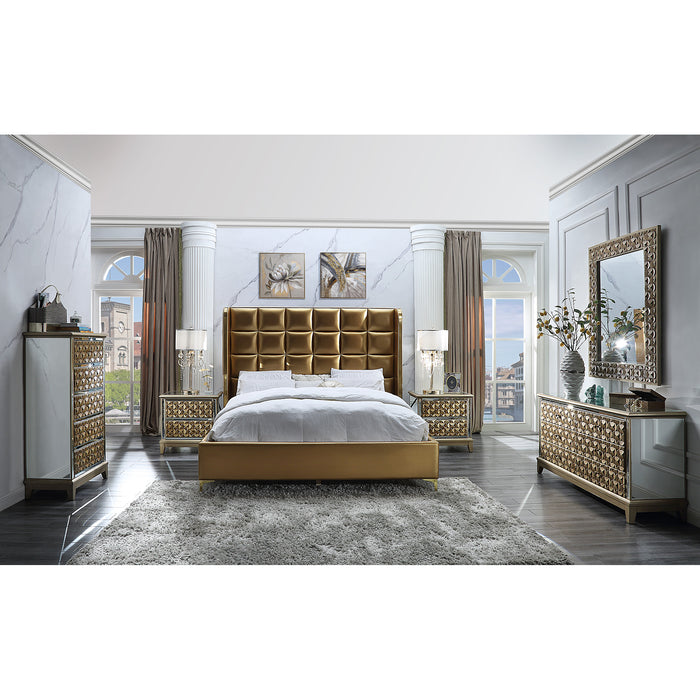 Homey Design HD-6065 – 5PC BEDROOM SET HD-EK6065-5PC-BEDROOM