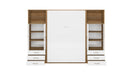 Maxima House Invento Vertical Wall Bed, European Full Size with 2 cabinets IN120V-10W - Bed & Sofa Hub