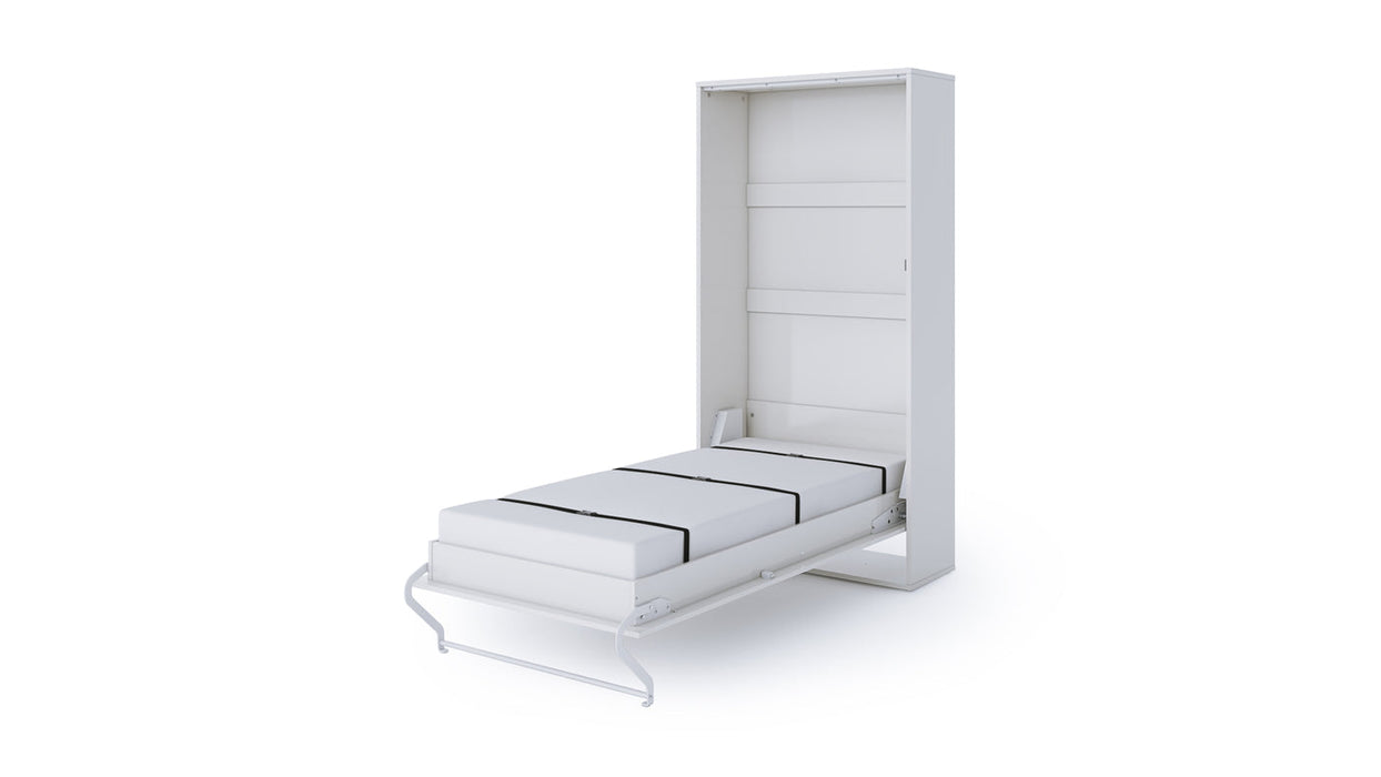 Maxima House Vertical Murphy Bed Invento, European Twin Size with mattress IN-03W