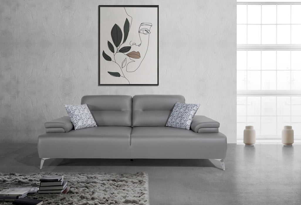 Whiteline Modern Living Ruslan Sofa SO1759-LGRY