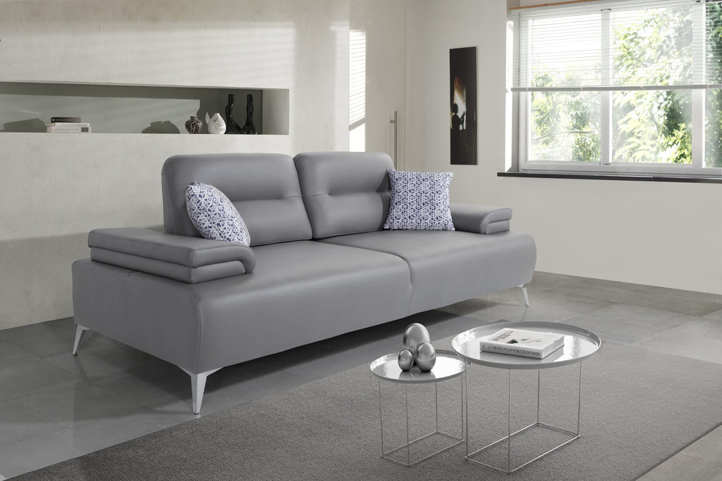 Whiteline Modern Living Ruslan Sofa SO1759-LGRY