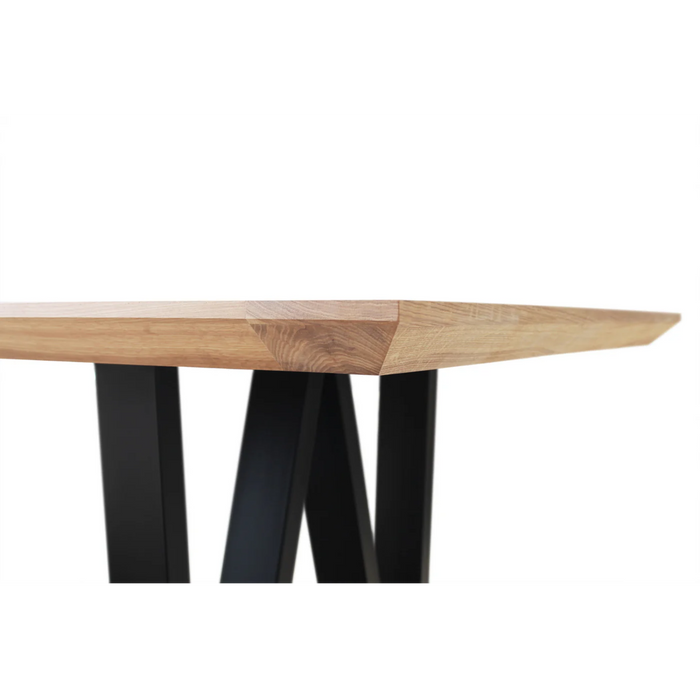 Maxima House Solid Wood Dining Table Prizma