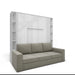 Maxima House Vertical European Queen Size Murphy Bed Invento with  Sofa and Two Cabinets - Bed & Sofa Hub
