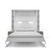 Maxima House Vertical European Queen Size Murphy Bed Invento with  Sofa and Two Cabinets - Bed & Sofa Hub