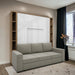 Maxima House Vertical European Queen Size Murphy Bed Invento with  Sofa and Two Cabinets - Bed & Sofa Hub