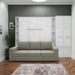 Maxima House Vertical Queen Size Murphy Bed Invento with Sofa, Two Cabinets and Wardrobe - Bed & Sofa Hub