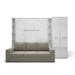 Maxima House Vertical Queen Size Murphy Bed Invento with Sofa, Two Cabinets and Wardrobe - Bed & Sofa Hub