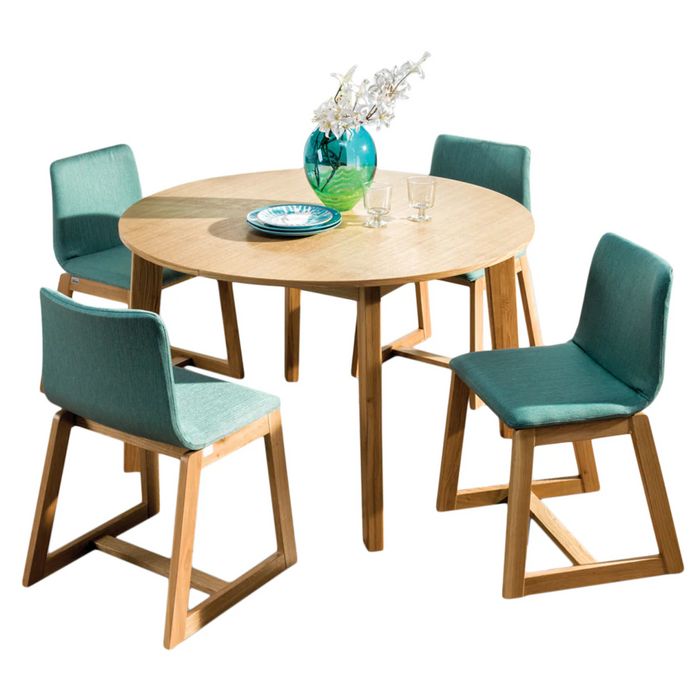 Maxima House 5 Pcs. Wooden Dining Set Scandi