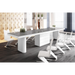 Maxima House Dining/ Conference Room Table Kolos with 4 Extension, for Up to 20 People - Bed & Sofa Hub