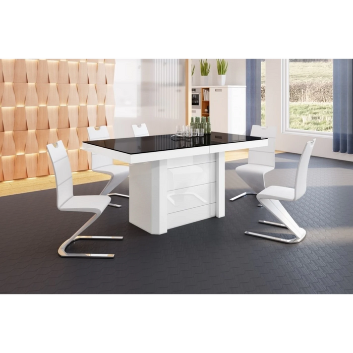 Maxima House Dining/ Conference Room Table Kolos with 4 Extension, for Up to 20 People