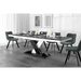 Maxima House Extendable Dining Table Xenna for Up to 10 People - Bed & Sofa Hub