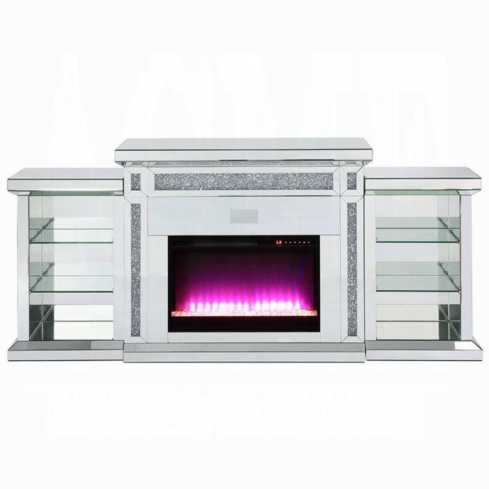 ACME Noralie Fireplace W/Led & Bluetooth