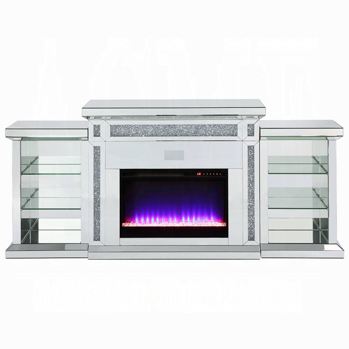 ACME Noralie Fireplace W/Led & Bluetooth