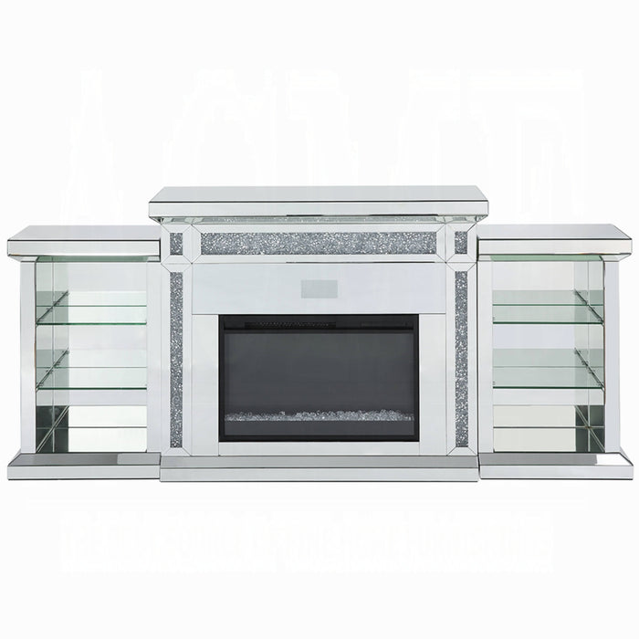 ACME Noralie Fireplace W/Led & Bluetooth