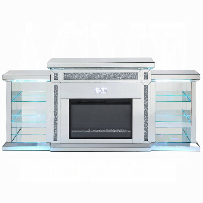 ACME Noralie Fireplace W/Led & Bluetooth