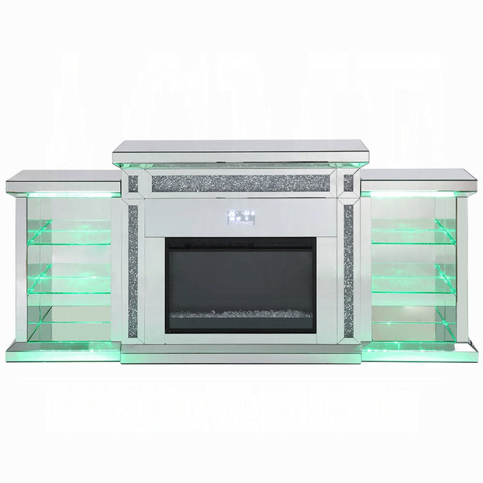 ACME Noralie Fireplace W/Led & Bluetooth