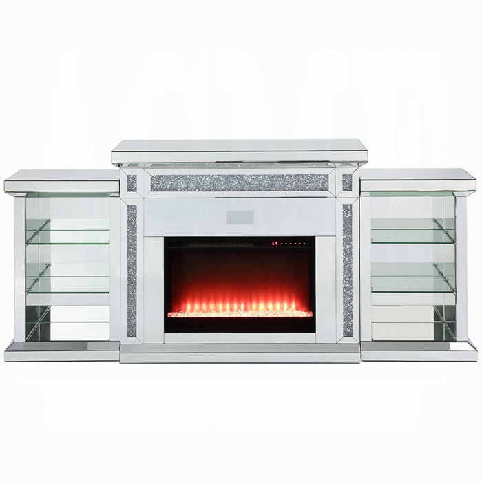 ACME Noralie Fireplace W/Led & Bluetooth