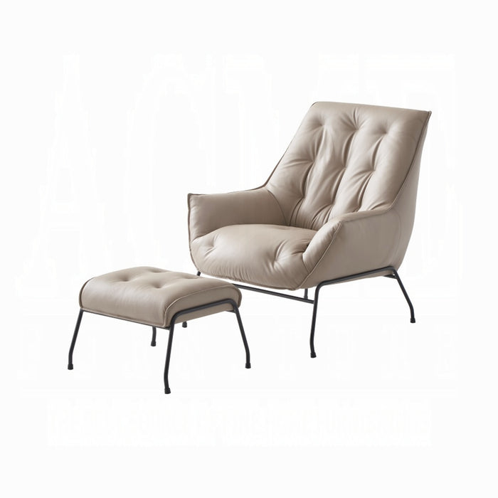 ACME Zusa Accent Chair & Ottoman