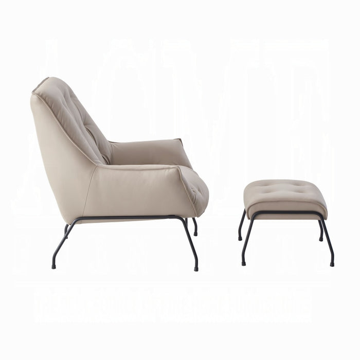 ACME Zusa Accent Chair & Ottoman