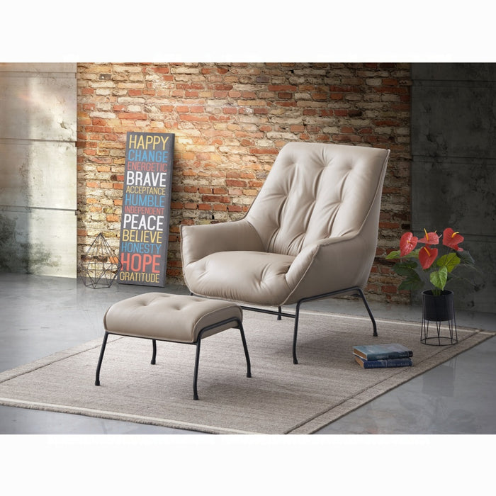 ACME Zusa Accent Chair & Ottoman