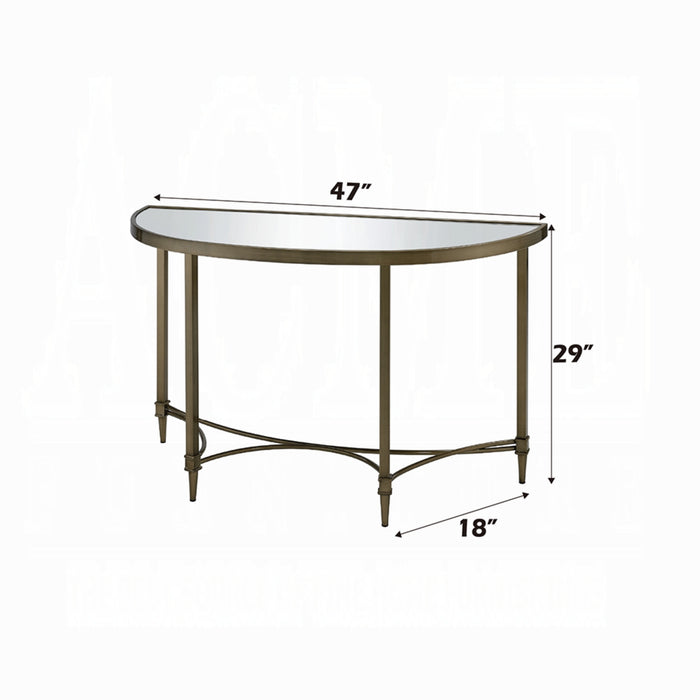 ACME Aditya Console Table W/Mirror