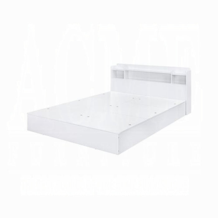 ACME Perse Queen Bed W/Storage