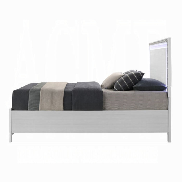 ACME Haiden Queen Bed W/Led & Storage