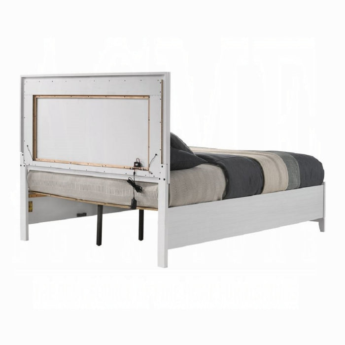 ACME Haiden Queen Bed W/Led & Storage