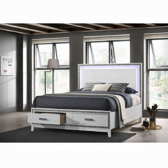 ACME Haiden EK Bed W/Led & Storage