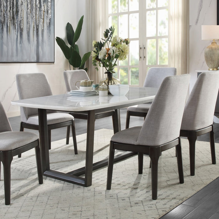 ACME Madan Dining Table W/Marble Top