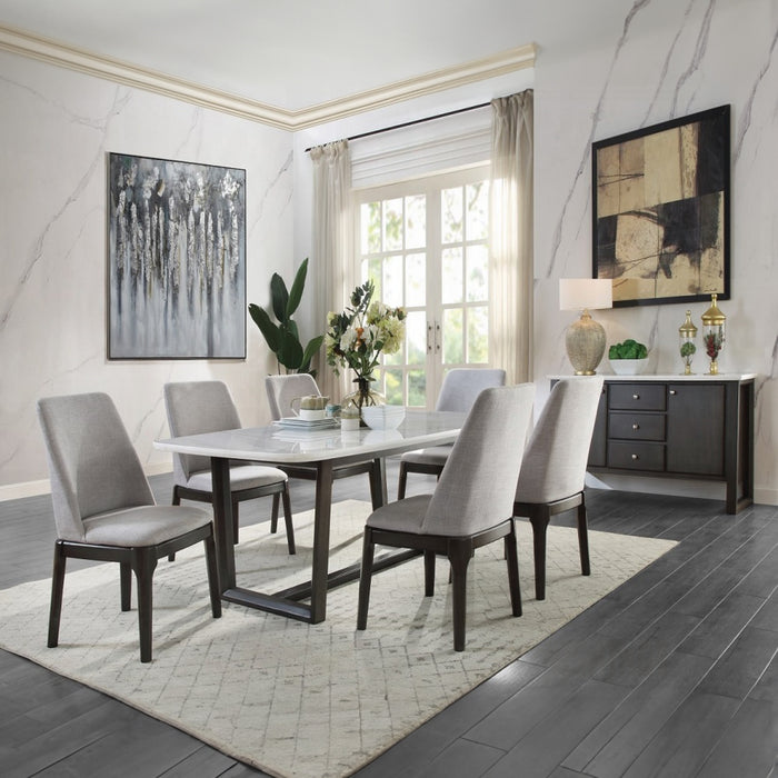 ACME Madan Dining Table W/Marble Top