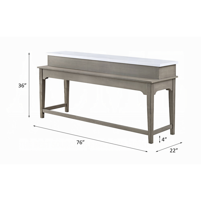 ACME Wandella 4PC Pack Counter Height Table Set W/USB