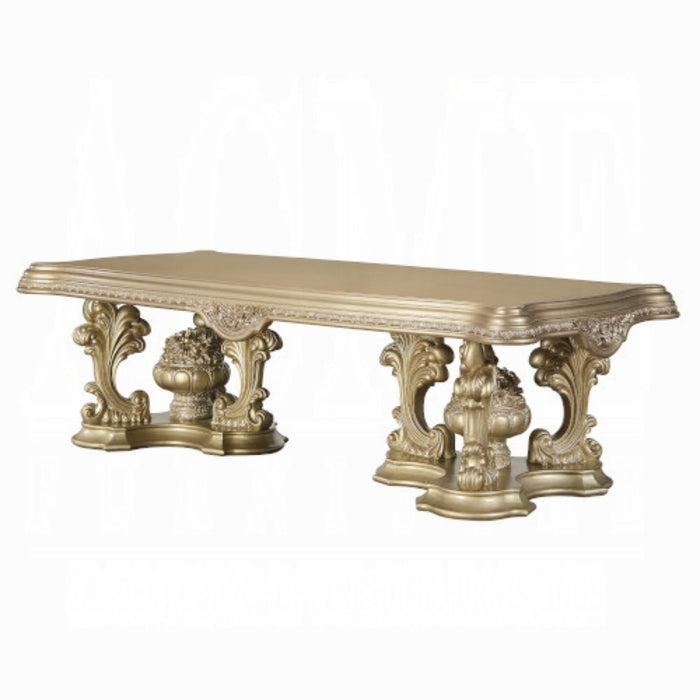 ACME Seville Dining Table W/Pedestal Base