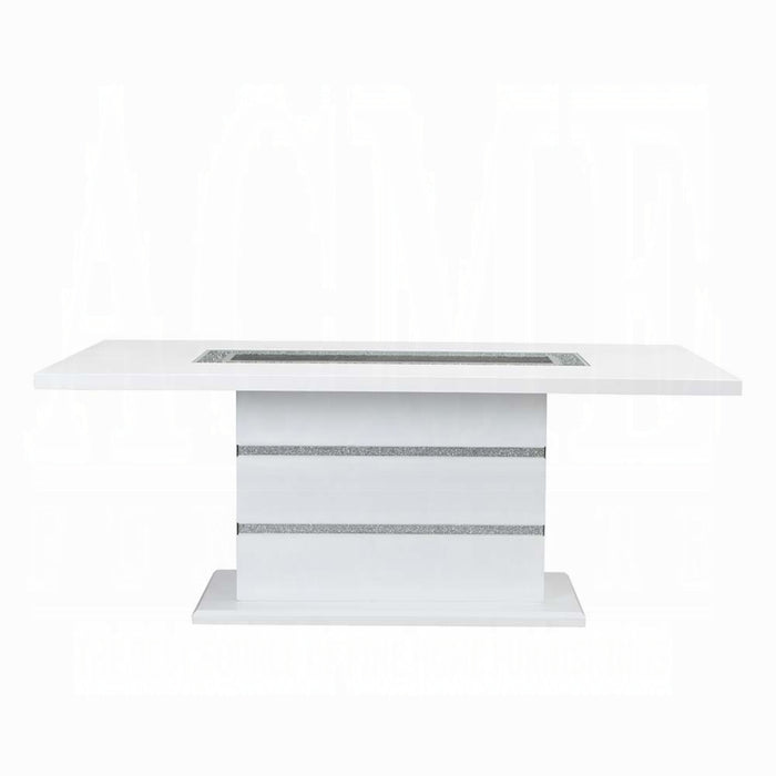 ACME Elizaveta Dining Table W/Pedestal Base