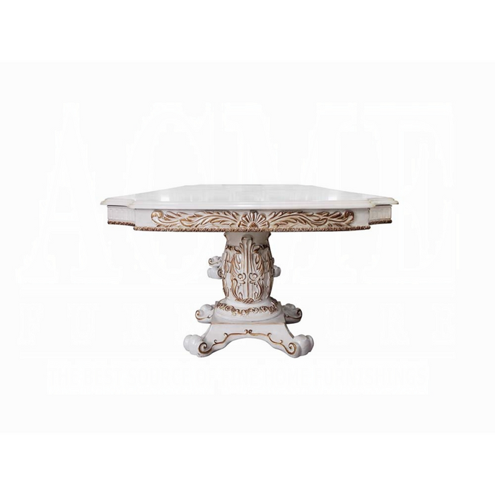 ACME Vendome Dining Table W/Pedestal Base