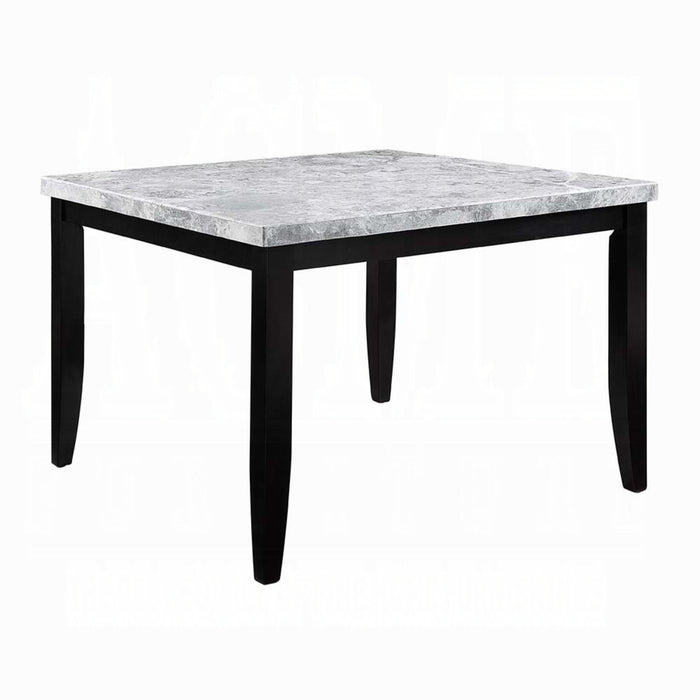 ACME Hussein Counter Height Table W/Marble Top