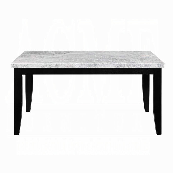 ACME Hussein Dining Table W/Marble Top