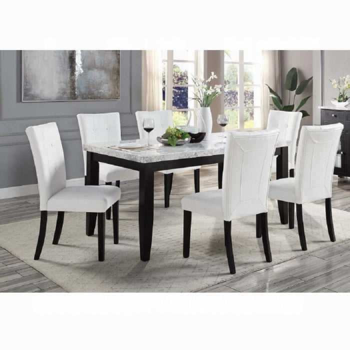 ACME Hussein Dining Table W/Marble Top