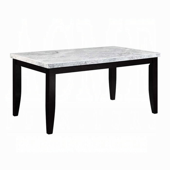 ACME Hussein Dining Table W/Marble Top