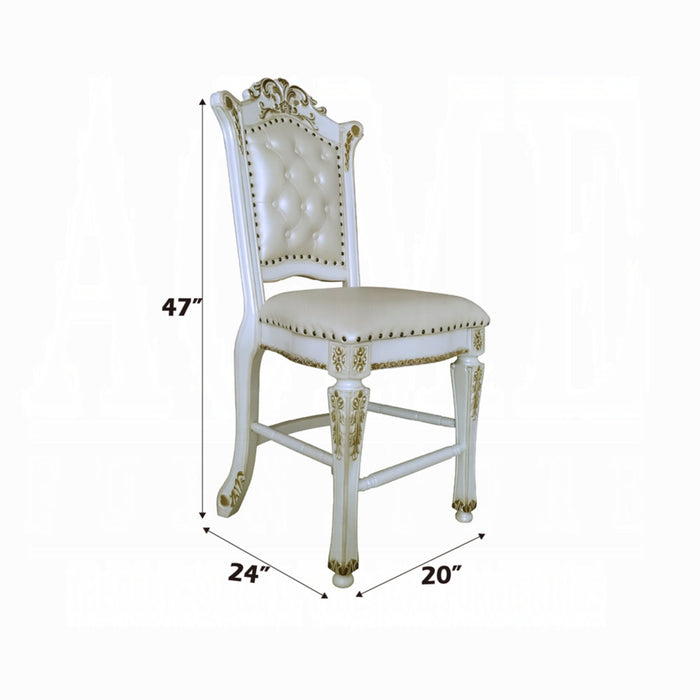 ACME Vendome Counter Height Chair (Set-2)