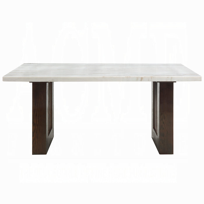 ACME Edwyn Dining Table w/Marble Top