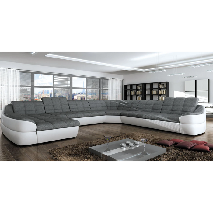 Maxima Infinity Maxima House Sleeper Sectional Infinity XL, U-Shape Full XL with Stora ...
