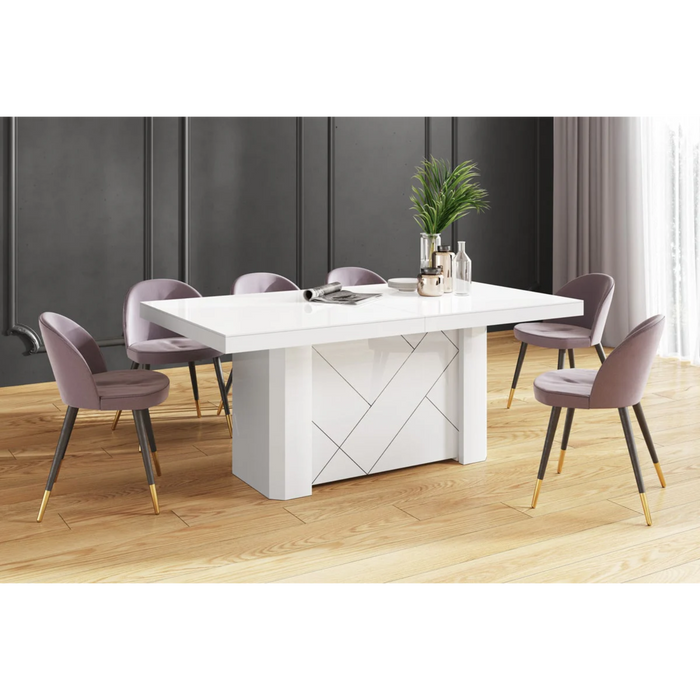 Maxima House Dining Table with 6 Extensions Losok Max for Up to 20 People