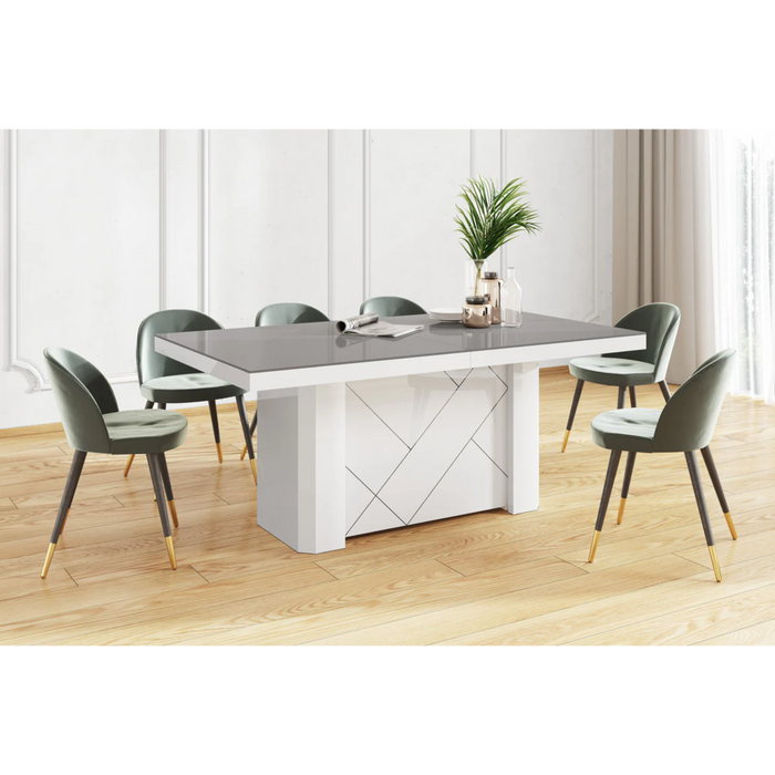 Maxima House Dining Table with 6 Extensions Losok Max for Up to 20 People