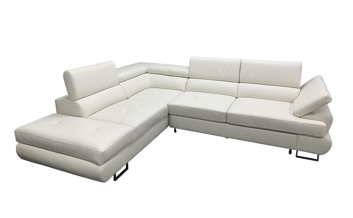 Maxima House LUTON Leather Sectional Sleeper Sofa BEN030