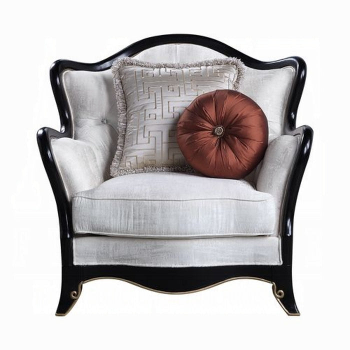 ACME Nurmive Chair W/2 Pillows