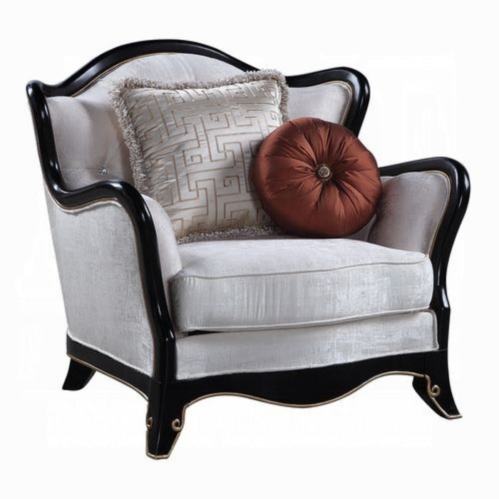 ACME Nurmive Chair W/2 Pillows