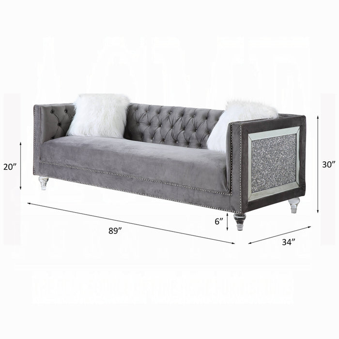 ACME Heibero II Sofa W/2 Pillows