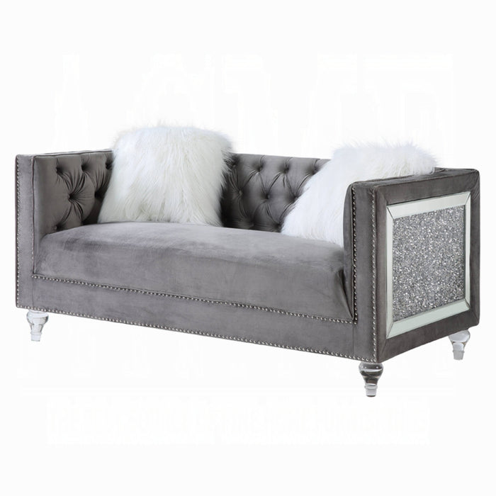 ACME Heibero II Loveseat W/2 Pillows