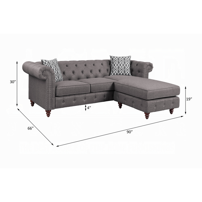 ACME Waldina Reversible Sectional Sofa